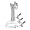 Avantco 178TOWER3KIT "D" System Beer Keg Coupler and 3-Tap Beer Tower - 3" Column