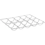 Avantco 178WSHELF23T Tilted Chrome Adjustable Wine Shelf for GDW-23 Wine Merchandisers