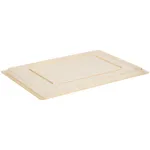 Cambro 1826CCW464 Camwear 26" x 18" Yellow Flat Lid for Food Storage Box