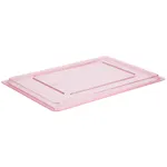 Cambro 1826CCW467 Camwear 26" x 18" Red Flat Lid for Food Storage Box