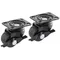 Avantco 18932916 Swivel Plate Casters with Brakes for BMAC-26HC, WMAC-26HC, and MCAC-36 Series - 2/Set
