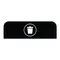 Rubbermaid® 1961573 Configure Black Landfill Sign for 23 Gallon Waste Container