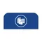 Rubbermaid® 1961588 Configure Blue Mixed Recycling Sign for 15 Gallon Waste Recycling Container