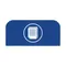Rubbermaid® 1961589 Configure Blue Paper Sign for 15 Gallon Waste Recycling Container