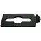 Rubbermaid® 2007895 Slim Jim Recycling Black Rectangular Hinged Mixed Recycling Lid Insert