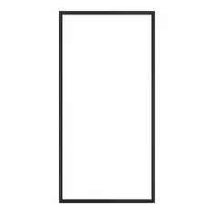 True 203542 Black Door Gasket for Select T-23, T-49, and T-19 Series - 53 3/16" x 25 1/2"
