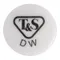 T&S 209L-DW-NS White Press-In Index - Distilled Water