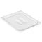 Cambro 20CWCH135 Camwear 1/2 Size Clear Polycarbonate Handled Lid
