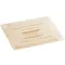 Cambro 20HPCH150 H-Pan™ 1/2 Size Amber High Heat Handled Flat Lid