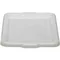 Cambro 2115CBCR148 Cambox 20" x 15" White Plastic Bus Tub / Food Storage Box Lid