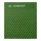 Rubbermaid® 2182673 Green Resin Medium "Compost" Decorative Panel for FG39700 and 2182672 - 4/Case
