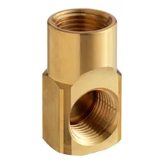Fisher 2400-2103 1/2" Brass Female Close Elbow