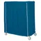 Metro 24X60X74VCMB Mariner Blue Coated Waterproof Vinyl Shelf Cart and Truck Cover with Velcro® Closure 24" x 60" x 74"