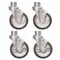 Town 250510 4" Stem Casters for Smokehouses - 4/Set