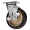 AllPoints 26-2375 5" Swivel Plate Caster with Brake - 300 lb. Capacity