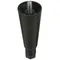 All Points 26-2436 6" Black Epoxy Coated Adjustable Equipment Leg - 1/2"-13 Stud, 2000 lb. Capacity