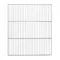 All Points 26-3231 Epoxy Coated White Wire Shelf - 21 5/8" x 25 1/8"
