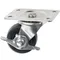 AllPoints 26-3335 Equivalent 2 1/2" Swivel Plate Caster with Brake
