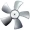 All Points 28-1300 5" Fan Blade