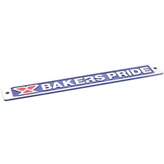 Bakers Pride 2M-U1043A Nameplate; Bakers Pride; Blue[