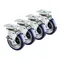 Krowne Economy Series 30-113S 5" Swivel Plate Caster Set with 2 3/8" x 3 5/8" Plates