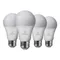 Globe 10W Motion-Activated Frosted LED Lamp, 800 Lumens, 3,000K (A19) - 2/Case