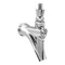 Micro Matic 304-TT Trigger Tap 304 Stainless Steel 2-Position Beverage Faucet