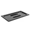 Cambro 30CWCH110 Camwear 1/3 Size Black Polycarbonate Handled Lid