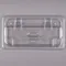 Cambro 30CWLN135 Camwear 1/3 Size Clear Polycarbonate FlipLid with Spoon Notch