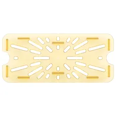 Cambro 30HPD150 1/3 Size Amber High Heat Drain Tray