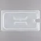 Cambro 30PPCHN190 1/3 Size Translucent Polypropylene Handled Lid with Spoon Notch