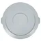 Continental 3201GY Huskee 32 Gallon Gray Round Trash Can Lid
