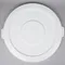 Continental 3201WH Huskee 32 Gallon White Round Trash Can Lid