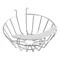 Bunn 33088.0000 Funnel Basket with Splash Guard for Axiom and CWTF Coffee Brewers