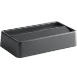 Carlisle 34202423 Trimline Swing Top Lid, Rectangular, Fits 15/23 Gallon Trimline Waste Containers, Abs Plastic, Gray                                                                                        