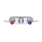 Fisher 3600 Backsplash Mounted 1/2" Brass Faucet Base with 4" Centers, Swivel Stems, Swivel Outlet, and Lever Handles