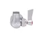 Fisher 3700 Wall Mounted 1/2" Brass Faucet Base with Swivel Stem, Swivel Outlet, and Lever Handle