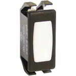 All Points 38-1480 White 1 1/8" x 1/2" Signal Light - 230V