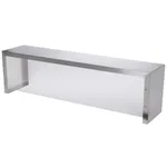 Vollrath 38053 Servewell Single Deck Cafeteria Breath Guard, 46"W X 10"D X 13"H, 30 Series Stainless Steel, Plexi Breath Guard, Made In Usa (Refer To Vollrathfoodservice.Com For Full Warranty Policy)                                                                      