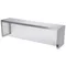Vollrath 38053 Single Deck Cafeteria Guard with Acrylic Panel for Vollrath 3 Well / Pan Hot or Cold Food Tables