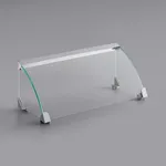 Carnival King 382HDRG12GSG Glass Sneeze Guard for HDRG12 Roller Grills