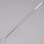 Carlisle 4015500 Spectrum Dispenser Spout Brush, 13" Long, 2-1/2"L X 1/2" Dia. Wire Wound Polyester Bristles, Looped End, Flexible Twisted Wire Handle, Standard Color, Bpa Free