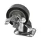 Giles 40700 5" Swivel Plate Caster with Brake for GBF and WOG Series