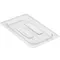 Cambro 40CWCH135 Camwear 1/4 Size Clear Polycarbonate Handled Lid