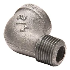 Giles 42250 Ell, 1/2, 90-Deg, Street, Blac