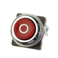 Biro 42MC-Y74 Stp Btn, Red W/Ext Hd,Std Ring