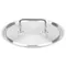 Vollrath 47774 Intrigue 11 5/8" Stainless Steel Cover with Loop Handle