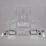 Crathco 5112 Double 5 Gallon Refrigerated Beverage Dispenser Bowl and Drip Tray Assembly Kit