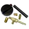 All Points 52-1041 Gas Valve with Knob; 1/4" Gas In; 9/16"-27 Gas Out