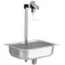Fisher 54208 Water Station with 10" Stainless Steel Pedestal Glass Filler - 2.2 GPM